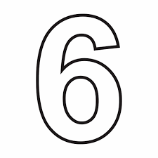 Slice the cake along the dotted lines. Template For Number 6 Novocom Top