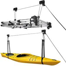 Bicycle hoist for ceiling heights mounting• 4. Heavy Duty Ceiling Mount Bicycle Kayak Canoe Garage Storage Lift Hoists Pulley System 125lbs Capacity Pack Of 2 Walmart Com Walmart Com