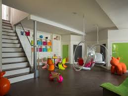 Love The Idea Of Hanging Chairs Somewhere Playroom Design Basement Playroom Basement Design