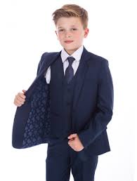 Mit einer hochwertigen, personalisierten einladungskarte kündigen sie ihren großen tag mit. Festlicher Jungen Anzug 5 Teilig Blau Kinderanzug Hochzeit Kommunionsanzug Eur 65 99 Picclick De