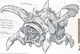 sc2 roach fantasias personagens ilustracao design de fantasia coloriage mario odyssey