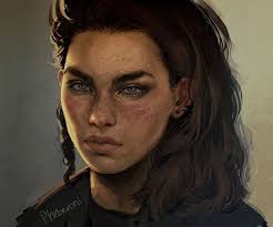 female character art