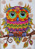 Color Easy Owl Drawing