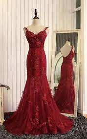 Abito rosso lungo da sera. Abito Da Sera Rosso Vino Abiti Da Sera A Sirena Abito Da Ballo Bordeaux Abito Da Ballo In P Burgundy Prom Dress Women S Evening Dresses Evening Dresses Prom
