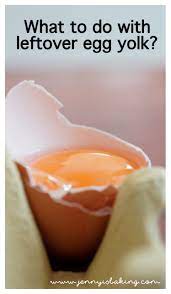 A lot of us may chomp on chocolate eggs at easter, but originally eating eggs was not so any eggs laid that week were saved and decorated to make them holy week eggs, that were then given to children as gifts. What To Do With Leftover Egg Whites And Egg Yolks Jenny Is Baking Leftover Eggs Egg Yolk Recipes Leftover Egg Whites