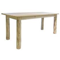 Build your own rustic dining set, which includes log dining tables, log dining chairs, log benches, log hutches and other rustic log kitchen furniture and decor. Log Cabin Dining Room Table Wayfair