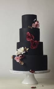 Wedding Cake Inspiration Crummb Modwedding Halloween Wedding Cakes Black Wedding Cakes Simple Wedding Cake