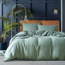 We did not find results for: Amazon Com Moreover 3 Pieces Dark Green Bedding Solid Color Duvet Cover Set Ball Fringe Pattern Design Dark Sea G Green Duvet Covers Green Bedding Green Duvet