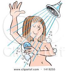 We offer a wide assortment of prints that can enhance your mood and complement your. Cartoon Relaxed Caucasian Woman Sudsing Up In The Shower Posters Art Prints By Interior Wall Decor 1419255