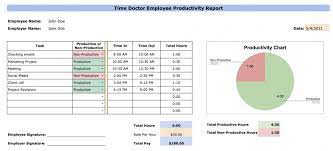 Smart & simple., engage your employees. Free Employee Productivity Report Template Excel And Google Sheets