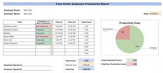 Calculating productivity requires understanding the key indicators vital to any particular job position and establishing methods to track activity. Free Employee Productivity Report Template Excel And Google Sheets