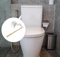 TEHAUX Poignée de toilette de rechange, bouton à levier en cuivre à montage  latéral pour la maison et un usage commercial, décoration de salle de bain  ...