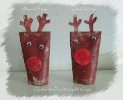 Activité de collage pour enfant de 2 ans : Renne Rouleau Crafts Bastelideen Weihnachten Et Basteln
