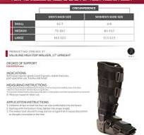 CMS-001-17 / WALKER BOOT TALL / REGULAR – OTCBrace