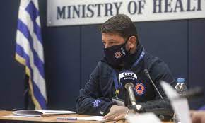 Παπαευαγγέλλου αναφέρθηκε στη σημασία του εμβολιασμού και είπε ότι πρέπει να αυξήσουμε τα ποσοστά μας. Live Streaming Oi Anakoinwseis Xardalia Gia Ta Metra Toy Lockdown Fosonline