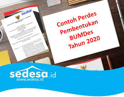 Selain itu salah satu upaya melibatkan. Contoh Perdes Pebentukan Bumdes Tahun 2020 Sedesa Id