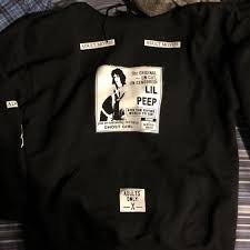 Lil Peep Hoodie Fashion Clothing Shoes Accessories Mensclothing Activewear Ebay Link Lil Peep Hoodie Bunny Hoodie Peeps
