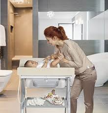 Toller wickeltisch mit badewanne von roba, in weiß mit grauer auflage. á… Bade Wickeltisch Testsieger Bestenliste Im Juli 2021