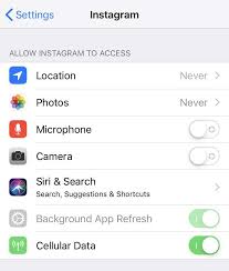 The list shows the apps that requested access. How To Increase Privacy On Instagram For Iphone The Iphone Faq