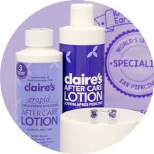 Hold the stud tight and still and pull the butterfly out at the back, says dr. Ear Piercing Starter Kits Lotion And Earring Claire S Claire S