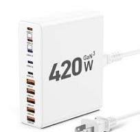 Amazon.com: 420W USB C Charger Block,10-Port Charging ...