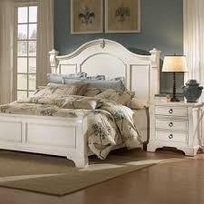 Heirloom Bedroom Set Antique White Posts Bracket Feet Affordable Bedroom Furniture Furniture Master Bedroom Furniture