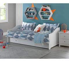 Buy Argos Home Brooklyn Day Bed Trundle And Kids Mattress White Kids Beds Argos White Kids Bed Kids Bedroom Furniture Design Argos Home