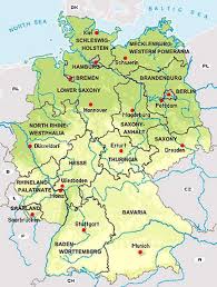 The detailed maps on this microfilm are in numerical order. States Of The Federal Republic Of Germany Germany Map States Of Germany Germany Travel Guide