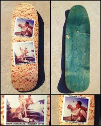 Powell peralta steve caballero chinese dragon natural reissue 80s skateboard. Deck Of The Day Blind Mark Gonzales Macroni Kiss Slick Model Gonz Markgonzales Blindskateboards Vintage Skateboard Vintagesk
