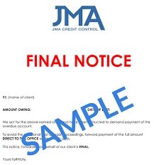 How To Write An Overdue Account Letter Jma Credit Control
