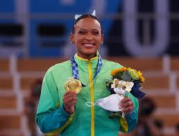 Rebeca andrade didn't know she was competing in the olympics until a month ago. Edn Vdtduuod8m