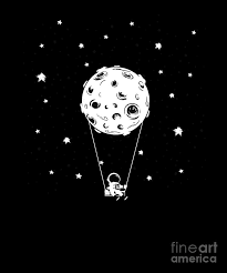 This is a little space blog where mama and i come to post events in our lives or just cutesy things! Cute Awesome Astronaut Stars Moon Galaxy Outer Space Digital Art By Thomas Larch