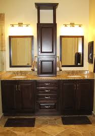 Small bathroom ideas include the clever use of lighting and colour that will make smaller spaces as welcoming and give the impression of space. Master Vanity Traditional Bathroom Houston By Designer Kitchen Bath Houzz