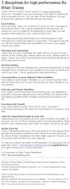 7 Disciplines For High Performance By Brian Traceythis Money Getting 3 Simple Steps Simple Formula Contains A 100 Leadership Tips School Leadership Leadership