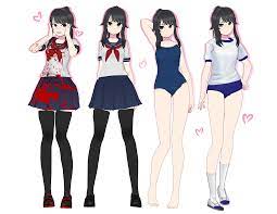 MMD Yandere Simulator ] Yandere-chan DL by Wysida on DeviantArt