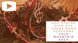 D C Everest Ninth Grade Band Performs Cold Mountain Saga Youtube