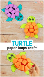 Turtle art is a free software tool created by the massachusetts institute of technology. Paper Loops Turtle Craft Easy Peasy And Fun