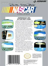 The signature of former champion bill elliott adorns one of the first few nascar racing games. Bill Elliot S Nascar Challenge