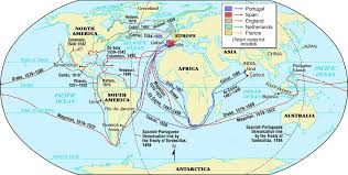 Subsequent failure to embrace the mercantile and industrial revolutions caused the country to fall behind britain, france, and germany in economic and political power. In 1494 The Treaty Of Tordesillas Was Signed Between Spain And Portugal In Order To Divide The New Territories Islands In The Pacific Elementary Geography Map