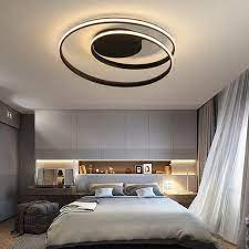 glans plafond verlichting led lamp voor woonkamer slaapkamer studeerkamer home deco ac85 265v mode modern style bedroom led ceiling lights living room lighting