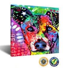 Abstract, animal, the art, sky and space, religion, sport, nature. Buy Kreative Arts Abstract Dog Art Prints Colorful Pet Canvas Wall Art Framed Animal Canvas Print Ready To Hang 24 X24 In Cheap Price On Alibaba Com
