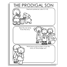 10 gross motor alphabet activities for preschoolers. The Prodigal Son Activities Worksheets Teachers Pay Teachers