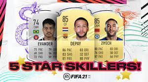 Is the best rw in the game and now he has a 3 star weakfoot so he is even more unstoppable. Fifa 21 Ultimate Team All New 5 Star Skillers Youtube
