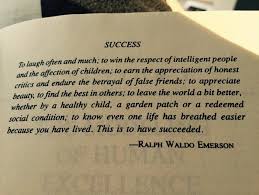Matthew Capala On Twitter Definition Of Success By Ralph Waldo Emerson Qotd Read It Then Read It Again And Then Read It Every Day Quote Http T Co 6oclkg5xrb