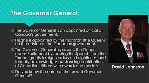 Governor general designate mary simon mary simon has attained national and international recognition for her work on arctic and indigenous issues and as an advocate for inuit rights and culture. Governance In Canada Ppt Download