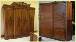 The dressing table on the side also blends in with the wooden almirah and looks like a single unit. 150 Wooden Almirah Cupboard Designs Ideas For Bedroom Youtube