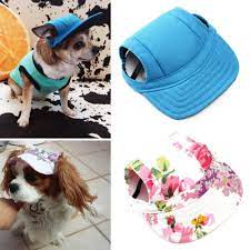 Pets Dog Hats Baseball Cap With Ear Holes Small Dogs Accessories Summer Dog Hat Outdoor Sports Sun Hats Hiking Dog Cap Dog Hats Pets Pet Dogs