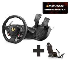 Fully enjoy thrustmaster ecosystem on console (ps4, xbox one) with the new tm . platforms : Thrustmaster T80 Ferrari 488 Gtb Edition For Ps4 Pc Ready To Race Bundle For All Your Racing Needs