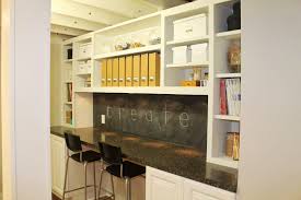 Regard how all of these craft room cabinets are outfitted with sliding shelving, bringing supplies right to your fingertips. Designing A Craft Room Edgewood Cabinetry