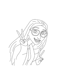 Happy Honey Lemon Coloring Page Free Printable Coloring Pages For Kids